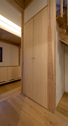 靴入れ棚の写真